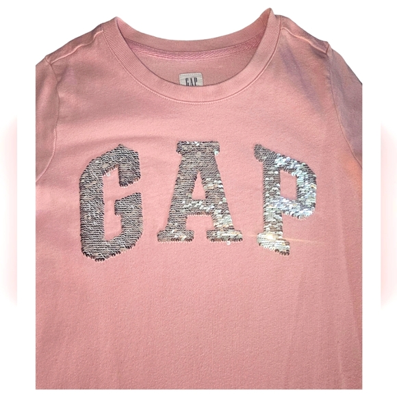 EUC | GAP KIDS Girl's Dress |  Embellished Sequin GAP Flippy Logo | Size: M - Picture 6 of 11